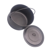 1100ml 1950ml Outdoor Camping Titanium Pot