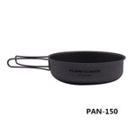 1100ml 1950ml Outdoor Camping Titanium Pot