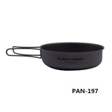 1100ml 1950ml Outdoor Camping Titanium Pot