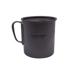300ML 450ML Outdoor Camping Titanium Pot Mug Bowl